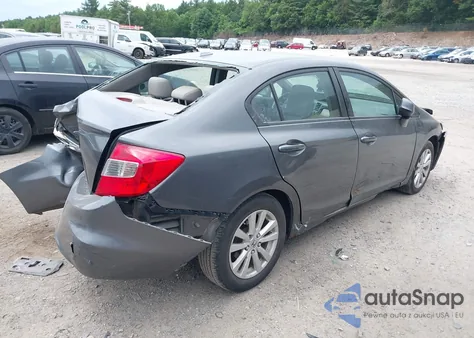 2012 Honda Civic Ex-L из США, поврежденный, VIN 2HGFB2F99CH540681